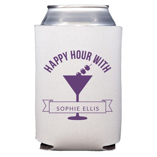 Happy Hour Martini Collapsible Huggers